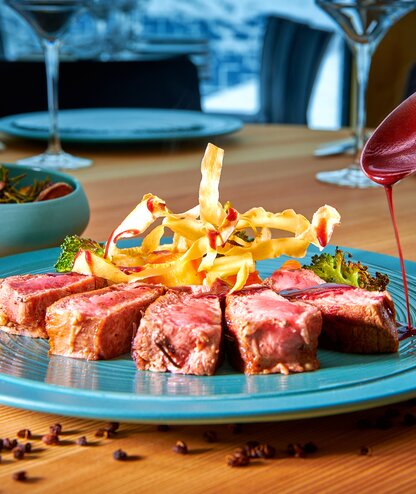 Rib-eye steak with local beef, La Pasay